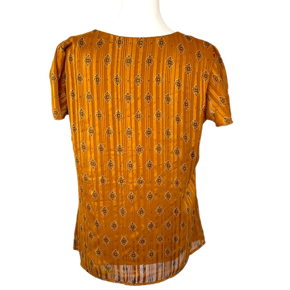 Sara Michelle Top with Beautiful Gold Accent - Picture 2 of 5